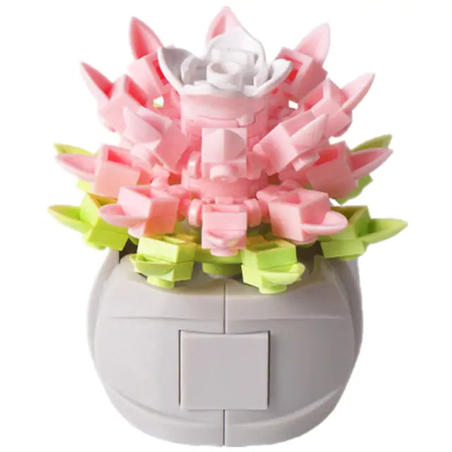 Potted Plants Succulents Home Decor Bricks