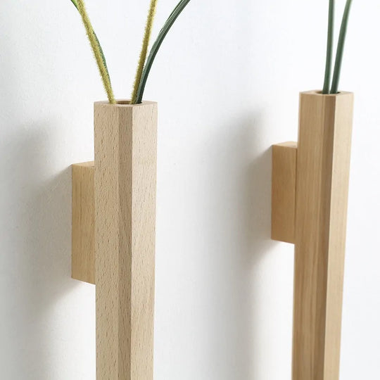 Wooden Hanging Home Decor Vase