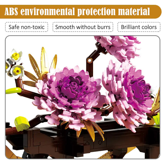 Full Moon Flowers Home Decor Bricks
