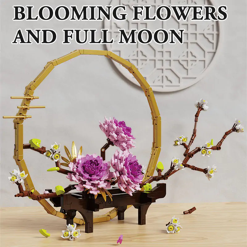 Full Moon Flowers Home Decor Bricks