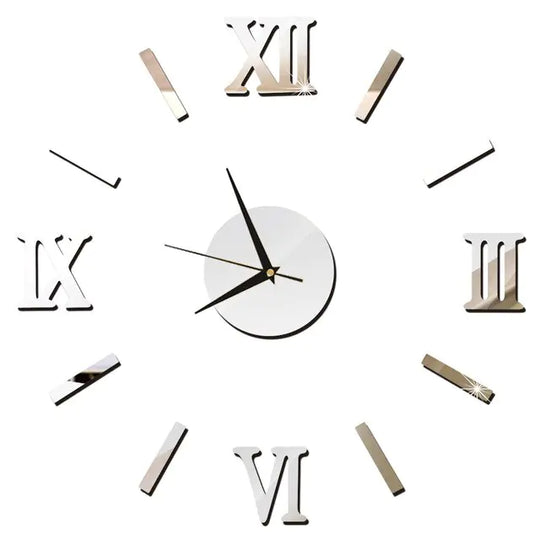 Acrylic Roman Numeral Home Decor Wall Clock