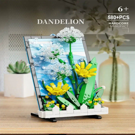 Stylish Sunflower Home Decor Artistic Building Bricks