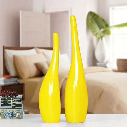 Nordic Gold Plating Ceramic Home Decor Vases