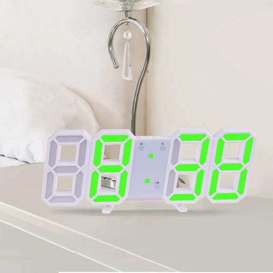 3D LED Home Decor Digital Wall Clock