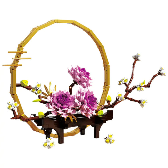 Full Moon Flowers Home Decor Bricks