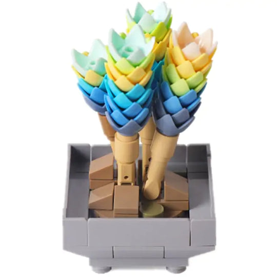 Potted Plants Succulents Home Decor Bricks