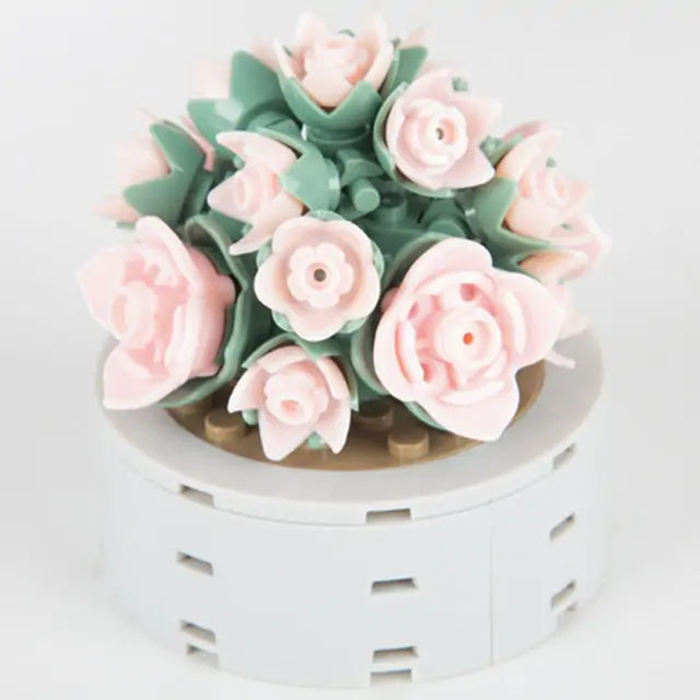 Potted Plants Succulents Home Decor Bricks