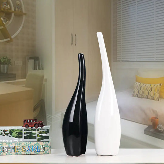 Nordic Gold Plating Ceramic Home Decor Vases