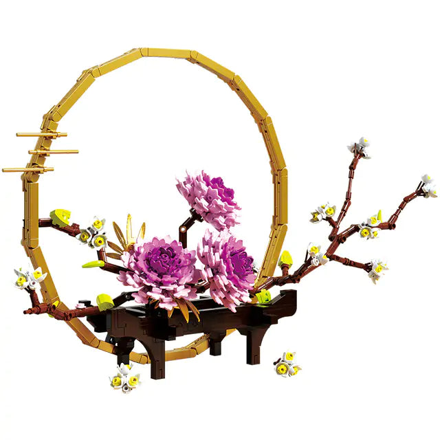 Full Moon Flowers Home Decor Bricks