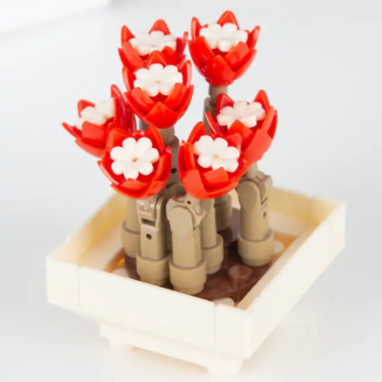 Potted Plants Succulents Home Decor Bricks