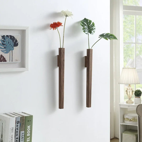 Wooden Hanging Home Decor Vase