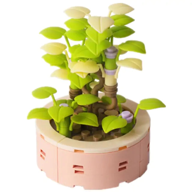 Potted Plants Succulents Home Decor Bricks