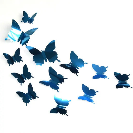 Mirror Wall 3D Butterflies Home Decor Sticker