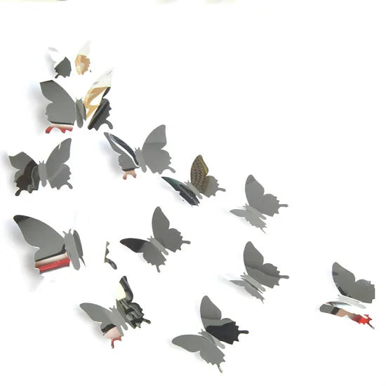 Mirror Wall 3D Butterflies Home Decor Sticker