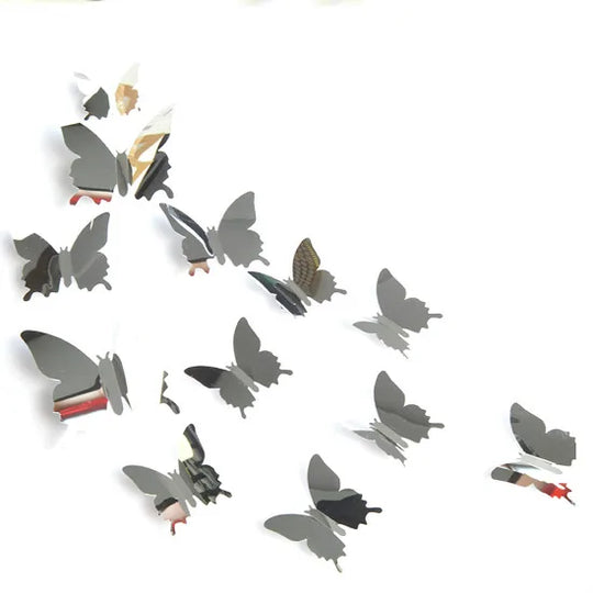 Mirror Wall 3D Butterflies Home Decor Sticker
