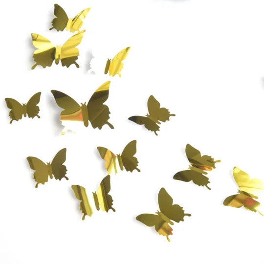 Mirror Wall 3D Butterflies Home Decor Sticker