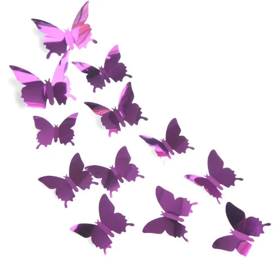 Mirror Wall 3D Butterflies Home Decor Sticker