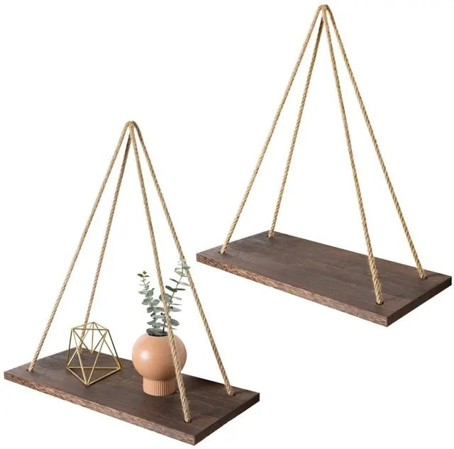 Home decor Wooden Swing Rope
