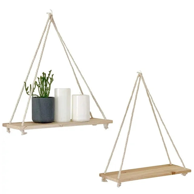 Home decor Wooden Swing Rope