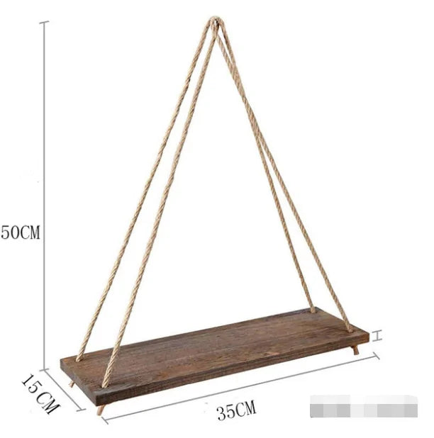 Home decor Wooden Swing Rope